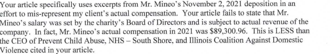 Further salary documentation